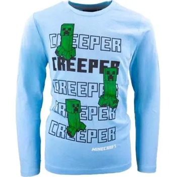 Pánské tričko Fashion UK Minecraft modré 116 cm
