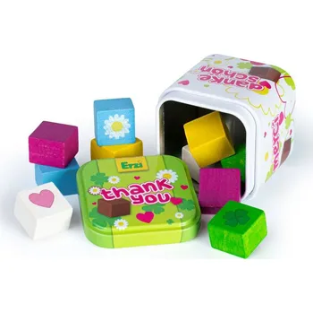 Dětská kuchyňka Erzi Čokoládové kostičky v plechové dóze