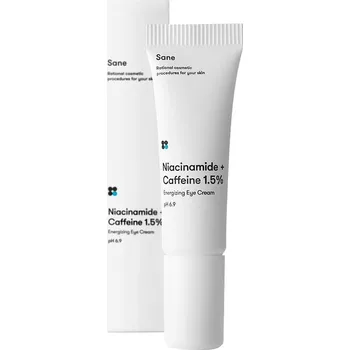 Péče o oční okolí Oční krém Sane proti kruhům a otokům s kofeinou 10 ml