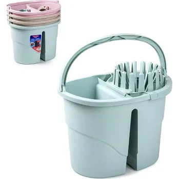 kbelík Plastic Forte Vědro 16 l dělené + ždímací koš SURT