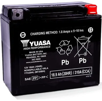 Auto-moto Továrně aktivovaná motocyklová baterie YUASA YTX20HL 706.103168
