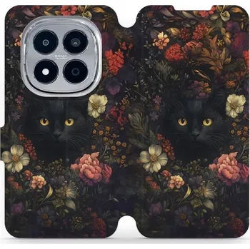 Mobiwear Flip pouzdro pro Xiaomi Redmi Note 15 Pro 5G temné kočky