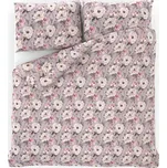 Kvalitex Francouzské krepové ložní povlečení 200 × 200, 70 × 90 cm ESTER šedá