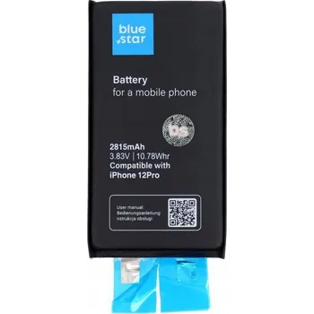 Baterie pro mobilní telefon BATERIE Baterie Blue Star Bez BMS Lepidlo Pro Apple iPhone 12 / 12 Pro 2815 mAh