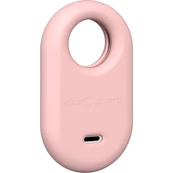 AlzaGuard Silicone Keychain pro Samsung SmartTag 2 - růžová