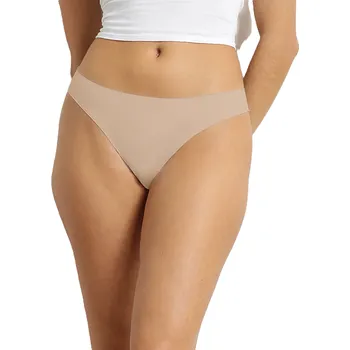 Oblečení a móda Bellinda INVISIBLE THONG - Dámská bezešvá tanga - BU812881 tělová M