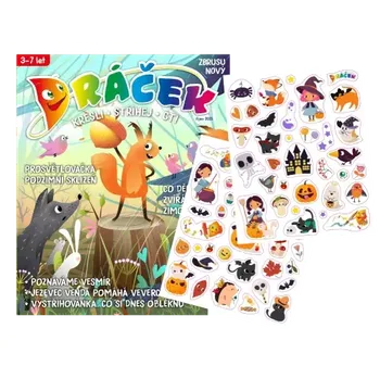Časopis Dráček 10/2025 + samolepky (Kresli, stříhej, čti)
