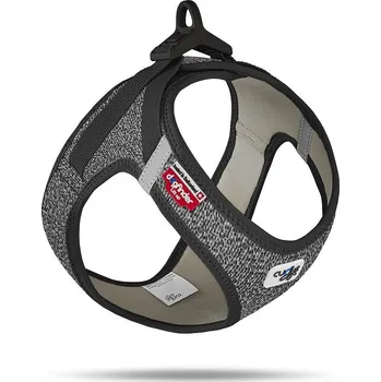 Postroj pro psa CURLI Postroj pro psy se sponou Merino vlna Black, L, 8-13 kg