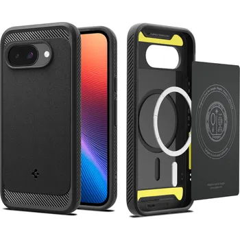 Spigen Rugged Armor MagSafe Matte Black Google Pixel 9a