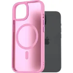 AlzaGuard Matte Case Compatible with Magsafe pro iPhone 15 levandulově růžový