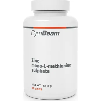 Zdraví GymBeam Mono-L-methionin sulfát zinečnatý 90 kapslí