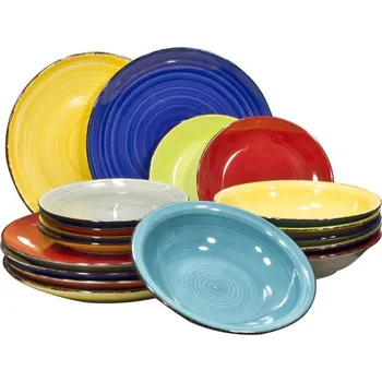 Talíř HIT Malaga Sada jídelních talířů 18 ks