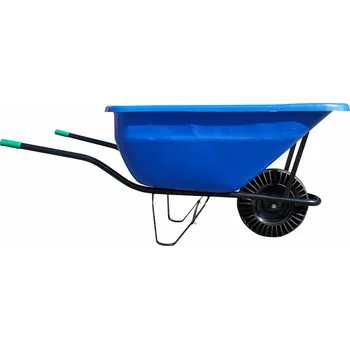 Kolečko J.A.D. TOOLS kolečko hospodářské 180 l, plná pryž, modré