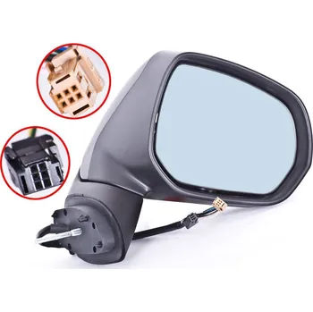 Auto-moto ACI zrcátko pro CITROEN C3 Picasso 09- s tepl. čidlem a světlem pro nástup pro lak (11pin)