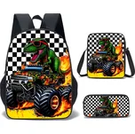 Excellent Školní sada 3 ks - Zelený dinosaurus