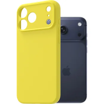 Pouzdro na mobilní telefon AlzaGuard Matte TPU Case pro iPhone 17 Pro Max žlutý