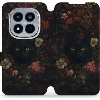 Telefonní příslušenství Mobiwear Flip pouzdro pro Xiaomi Redmi Note 15 Pro+ 5G temné kočky