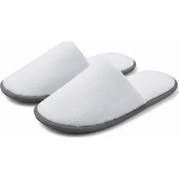 Pánské pantofle Hotel Buddies Hřejivé pantofle, flísové s šedým lemem v eko sáčku