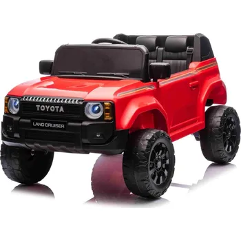 Dětské elektrovozidlo Toyota Landcruiser 12V červené