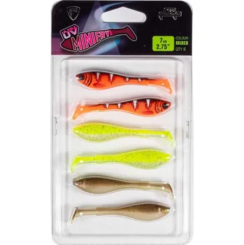 Nástraha FOX Rage Micro Mini Fry 7 cm UV Mixed Colours 6 ks