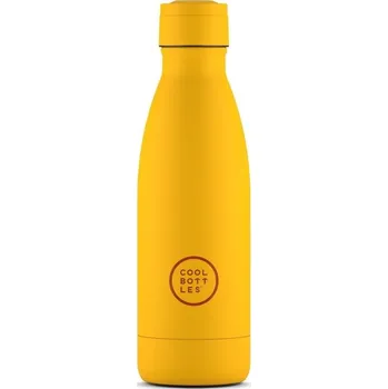 Termoska Cool Bottles nerezová termolahev Vivid Yellow třívrstvá 350 ml