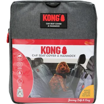 přepravka pro zvíře KONG ochranná deka do auta, šedá 32,5x29,5x9cm