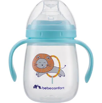 Kojenecká láhev Bebeconfort Hrnek s měkkým pítkem Petit Baroudeur 240 ml