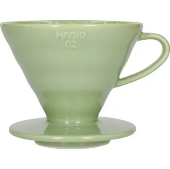 Dripper Hario Dripper V60-02, keramický, tmavě zelený