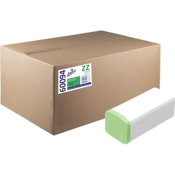 Papírový ručník LINTEO ZZ Grand 3000 zelené recykl, 20× 150 ks