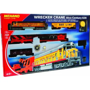 Hračka MEHANO Train set Wrecker Crane