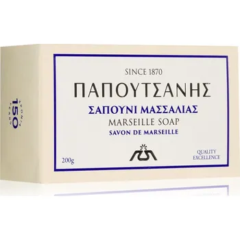 Mýdlo PAPOUTSANIS Marseille čisticí tuhé mýdlo 200 g