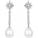 Agato Stříbrné náušnice se zirkony AGT-E090PW-P (Ag925/1000, 3,87 g)