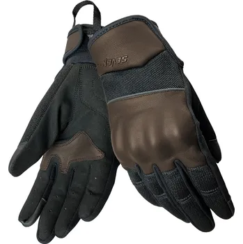 Moto rukavice SEVENTY DEGREES Rukavice na motorku Seventy Degrees SD-C36 Icon hnědo-černé L