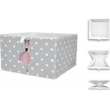Úložný box Butter Kings pink girl, 20 × 32 cm