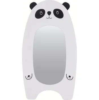 Zrcadlo Home Styling Collection Nástěnné zrcadlo do dětského pokoje, 22,5 × 40 cm, bílé