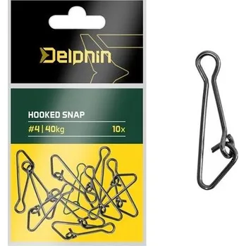 Delphin Hooked snap Velikost 4, 40 kg 3 × 10 ks