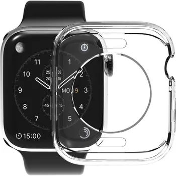 Sportovní měřič AlzaGuard Crystal Clear TPU HalfCase pro Apple Watch 45mm
