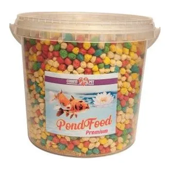 Krmivo pro rybičky Cobbys Pet Pond Granules Colour XXL 2,5l / 320g kbelík