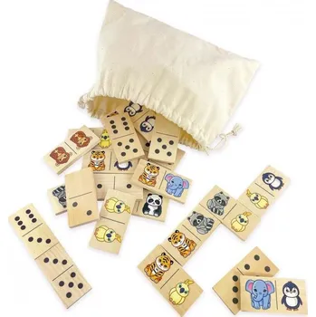 Společenská hra Ulanik Domino Zvířata