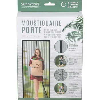 Síť proti hmyzu Dochtmann Magnetická sít proti hmyzu, moskytiéra 90 × 210 cm