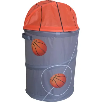 Úložný box Koš na hračky - basketbal 35x35x60 cm