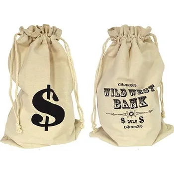 Karnevalový doplněk Funny Fashion Pytel na peníze - western