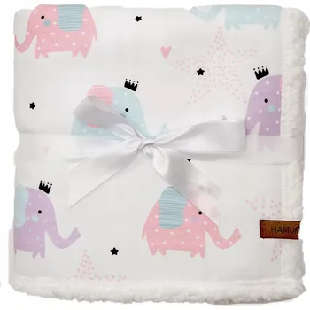 Dětská deka Oboustranná lehká deka pro miminka 80x100 cm