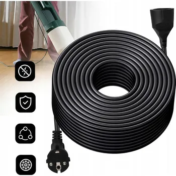 Napájecí kabel PRODLUŽOVACÍ KABEL PVC 20M PRO DOMÁCÍ POUŽITÍ 3×0,75MM2 3680W IZOLACE