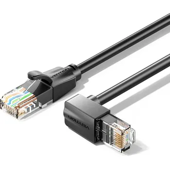 Datový kabel Vention Cat.6 UTP Upward Right Angle Ethernet Patch Cable 10M Black