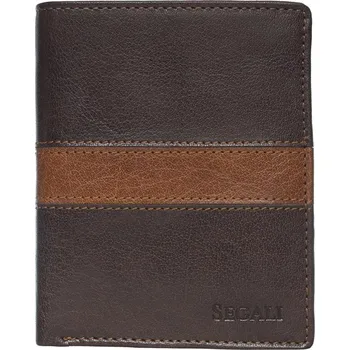 Peněženka SEGALI 81095 hnědá/tan