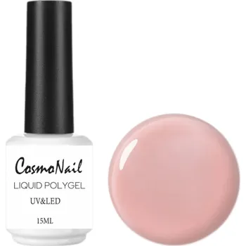 Lak na nehty COSMONAIL Liquid Polygel Powder Rose 6, 15 ml