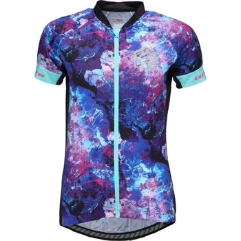 Cyklistické oblečení Dámský cyklistický dres Arcore FICELLA 2XL Fialová, Mix, Stříbrná
