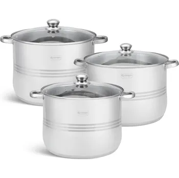 Hrnec Alum Sada hrnců z nerezové oceli 6 ks XL