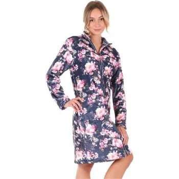 Dámský župan Dámský župan se zipem Vetis Toya 5226 vzorované S